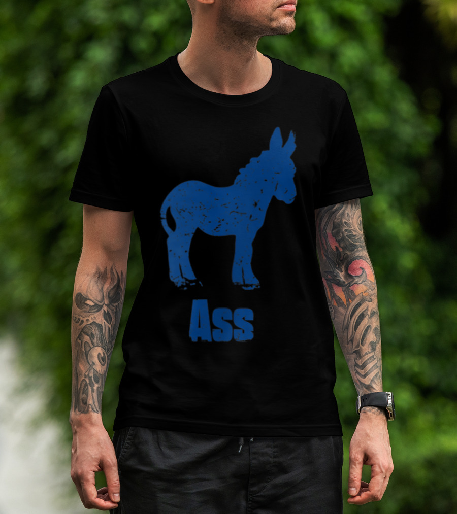 Ass Donkey Funny Dad Husband Wife72 T-Shirt