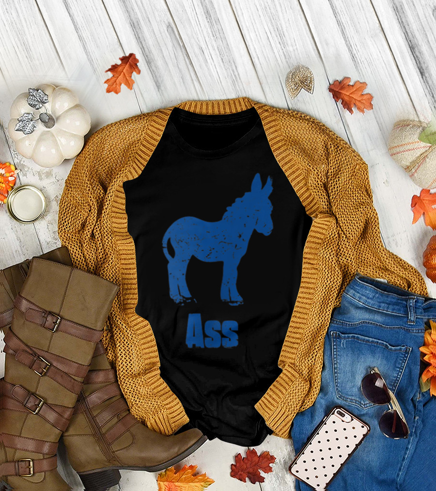 Ass Donkey Funny Dad Husband Wife72 T-Shirt