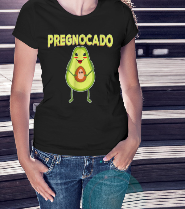 Pregnocado Avocado Pregnant Food Pregnancy Announcement T-Shirt
