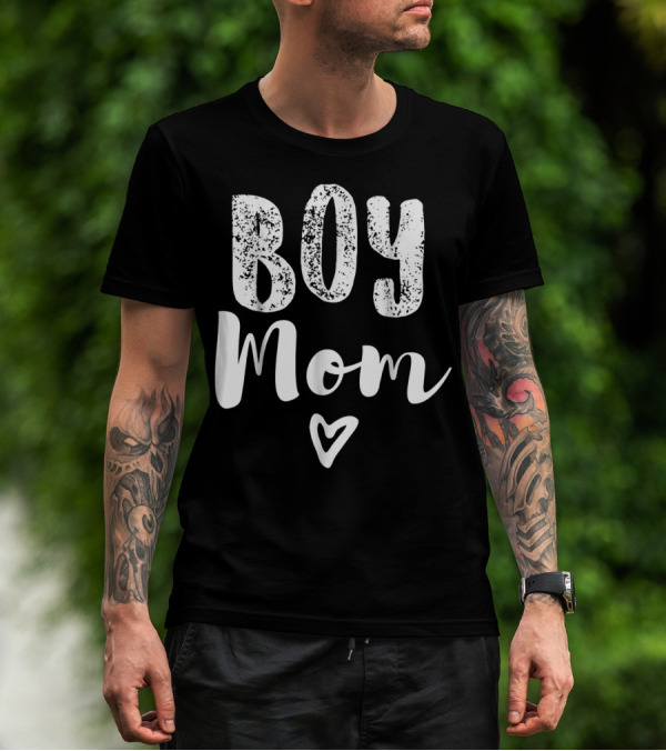 Boy Mom Heart Tshirt23Boy T-Shirt