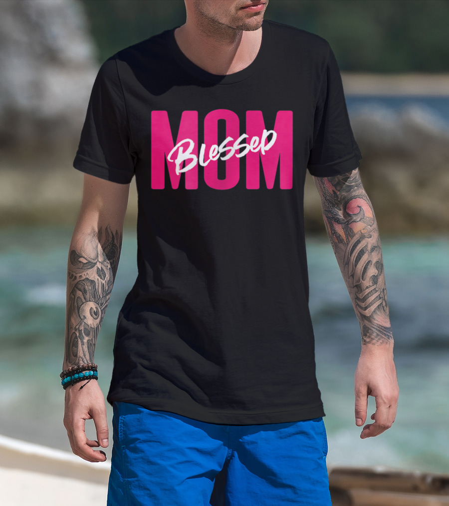 Blessed Mom Womens Blessed Mother41 T-Shirt