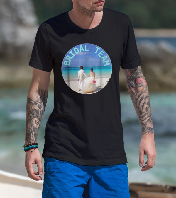 Bridal Team Beach Wedding T-Shirt