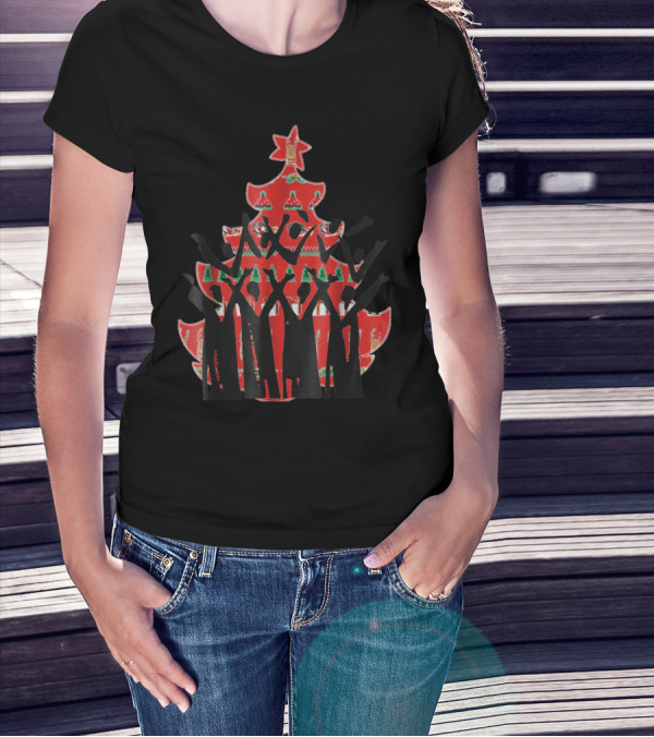 Christmas Tree Choir Holiday Music Carols T-Shirt