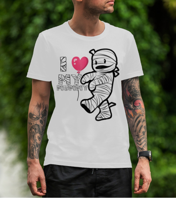 I Love My Mummy Cute Heart Balloon T-Shirt
