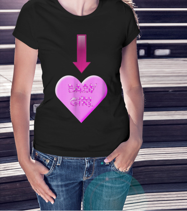 Baby Girl Mommy Cute Pregnancy It’s A Girl T-Shirt