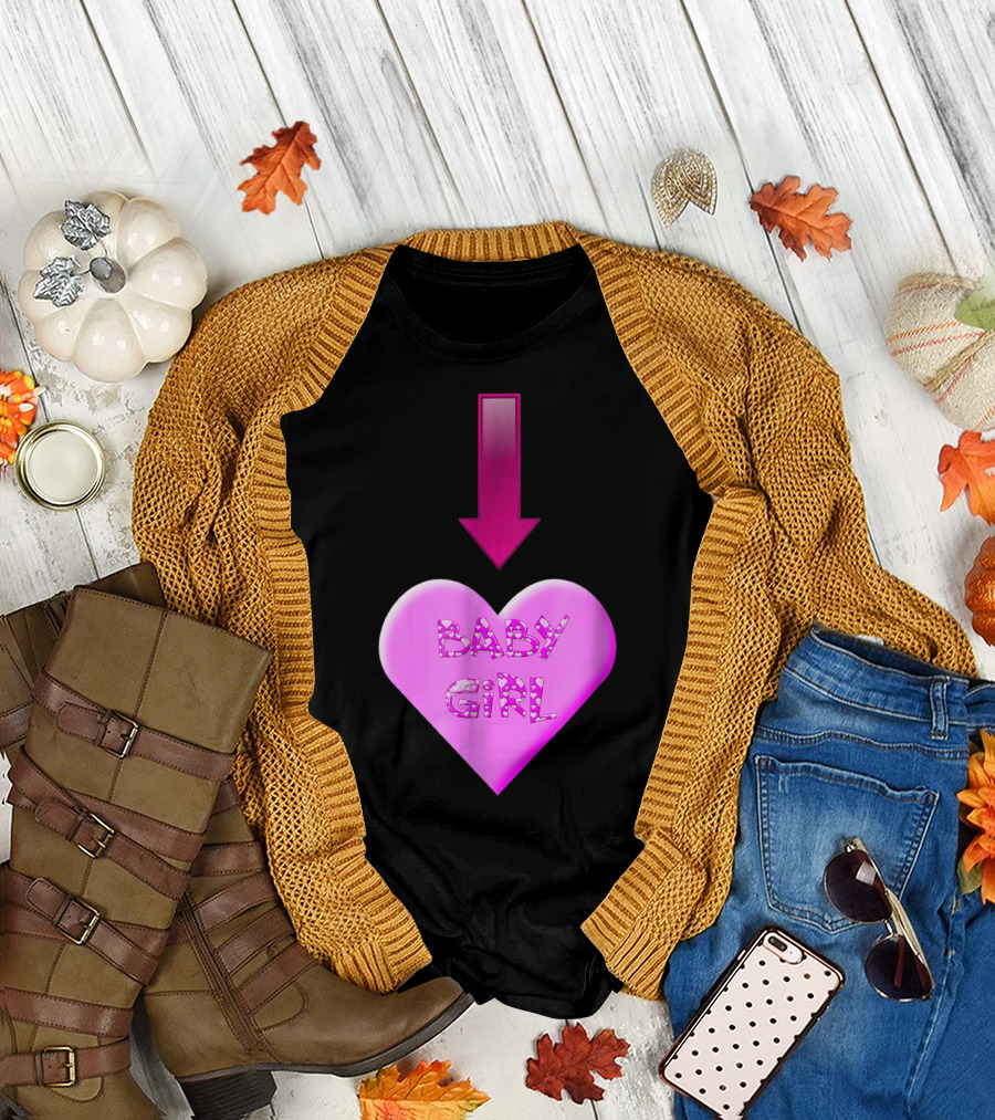 Baby Girl Mommy Cute Pregnancy It’s a Girl T-Shirt
