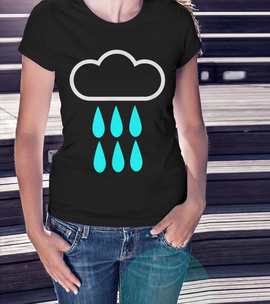 Rain For Australia Beneath The Cloud Droplets T-Shirt