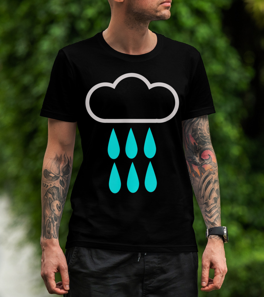 Rain For Australia Beneath The Cloud Droplets T-Shirt