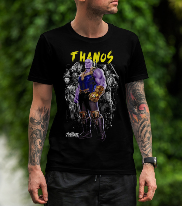 Marvel Avengers Infinity War Thanos Character T-Shirt