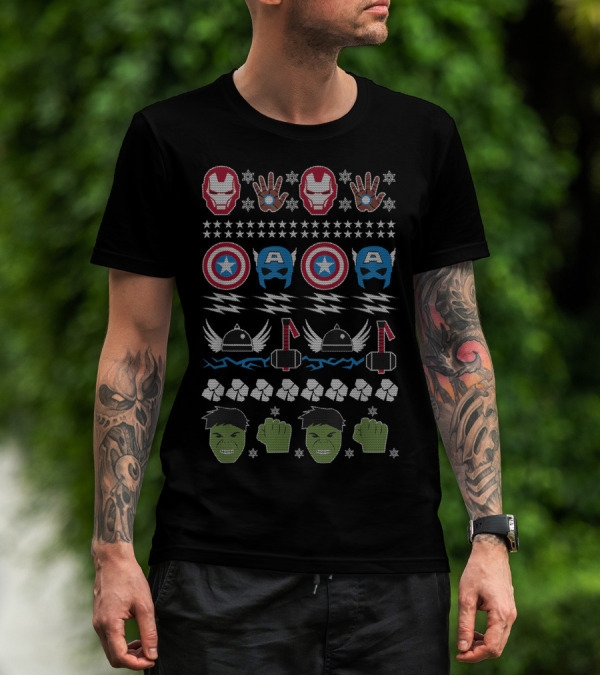 Iron Man Captain America Thor Hulk T-Shirt