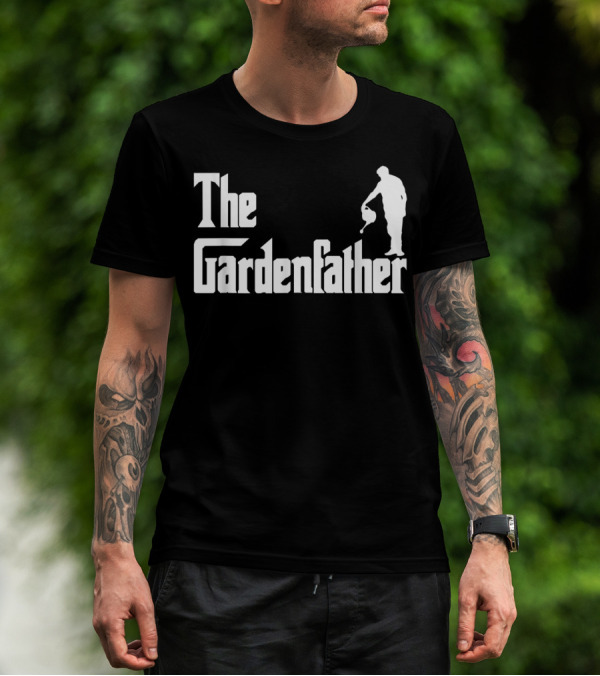 The Gardenfather Best Gardening Father Iconic Watering T-Shirt