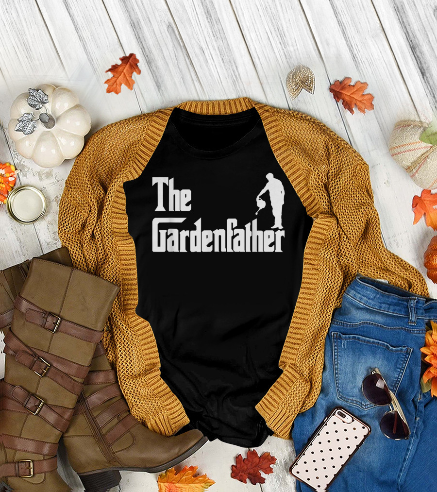 The Gardenfather Best Gardening Father Iconic Watering T-Shirt