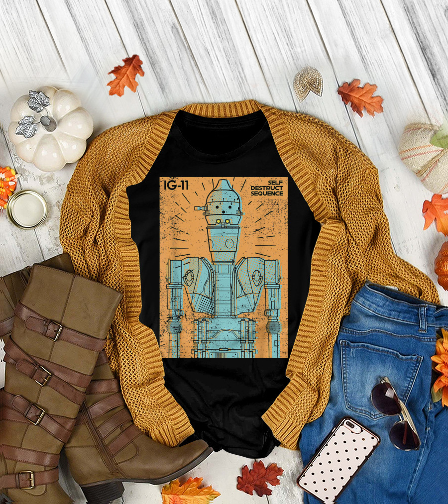 IG-11 Self Destruct Sequence Star Wars The Mandalorian T-Shirt