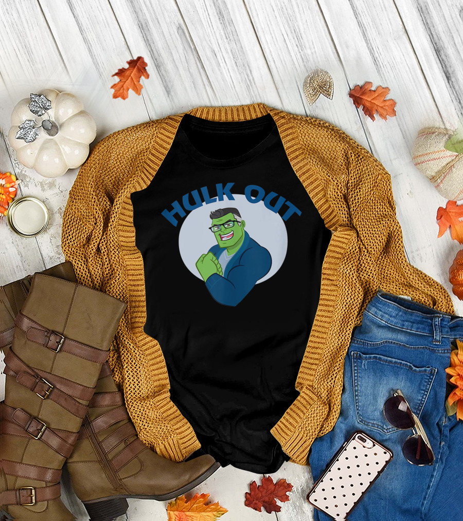 Hulk Out Marvel Avengers Endgame Smart Hulk T-Shirt