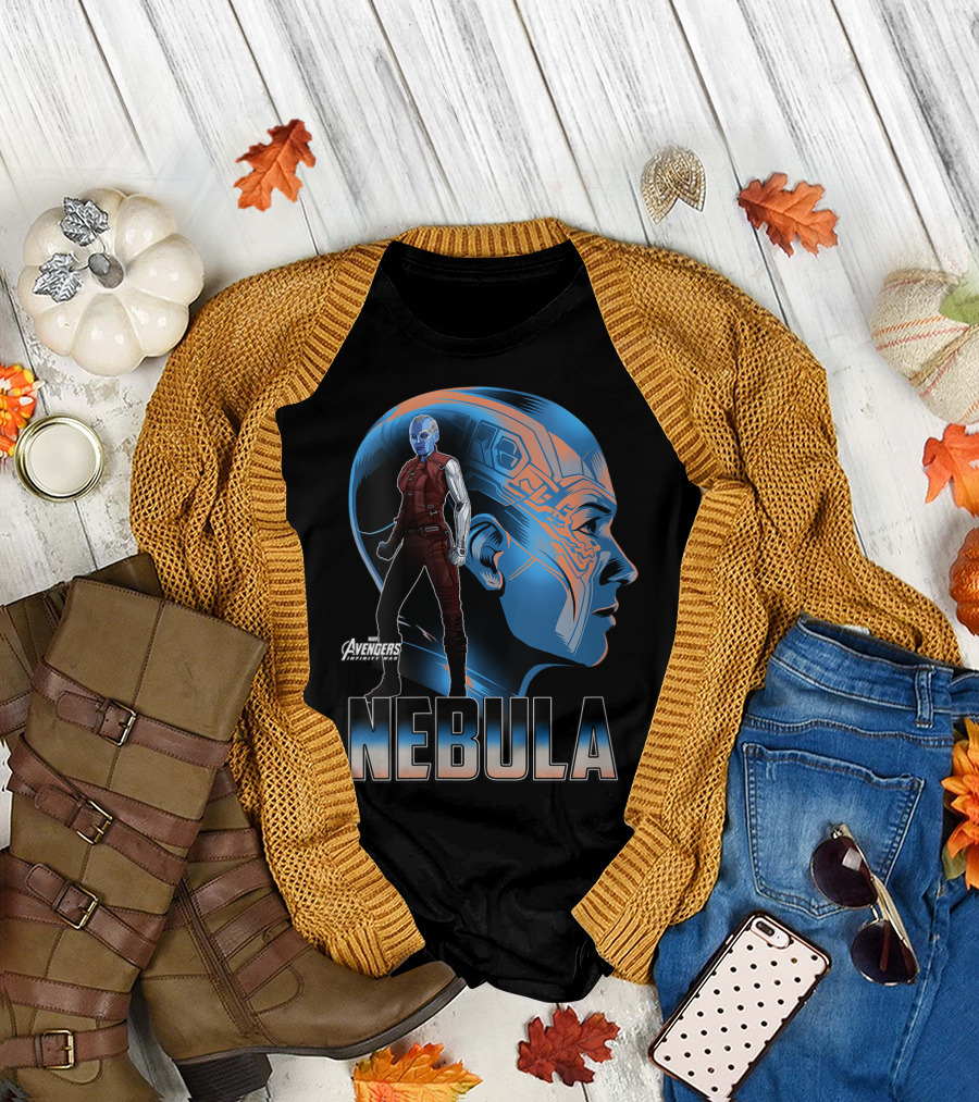 Avengers Infinity War Nebula Profile and Full Body T-Shirt
