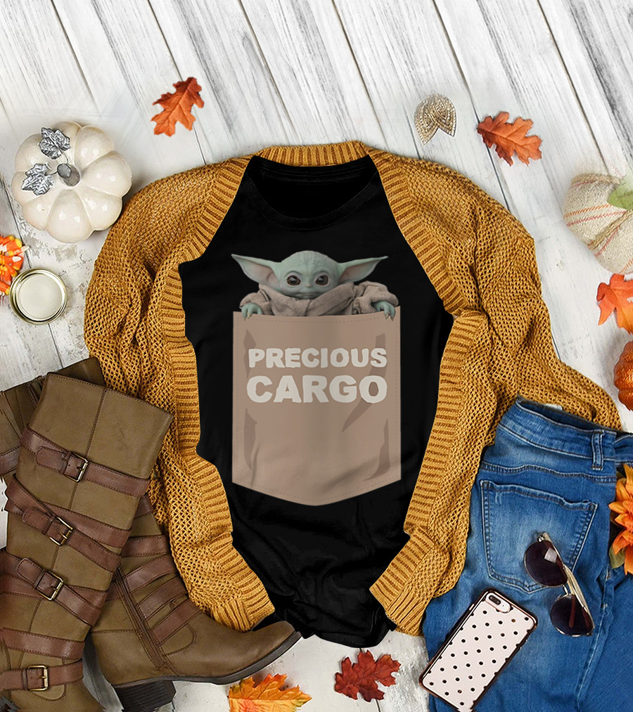 The Mandalorian The Child Grogu Precious Cargo T-Shirt