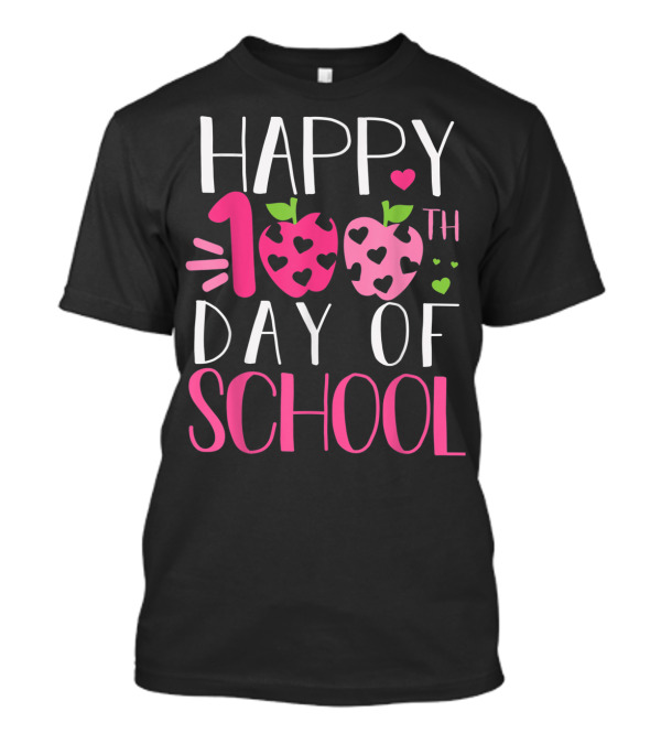 HAPPY 100TH DAY OF SCHOOL KINDERGARTEN TEACHER T-Shirt