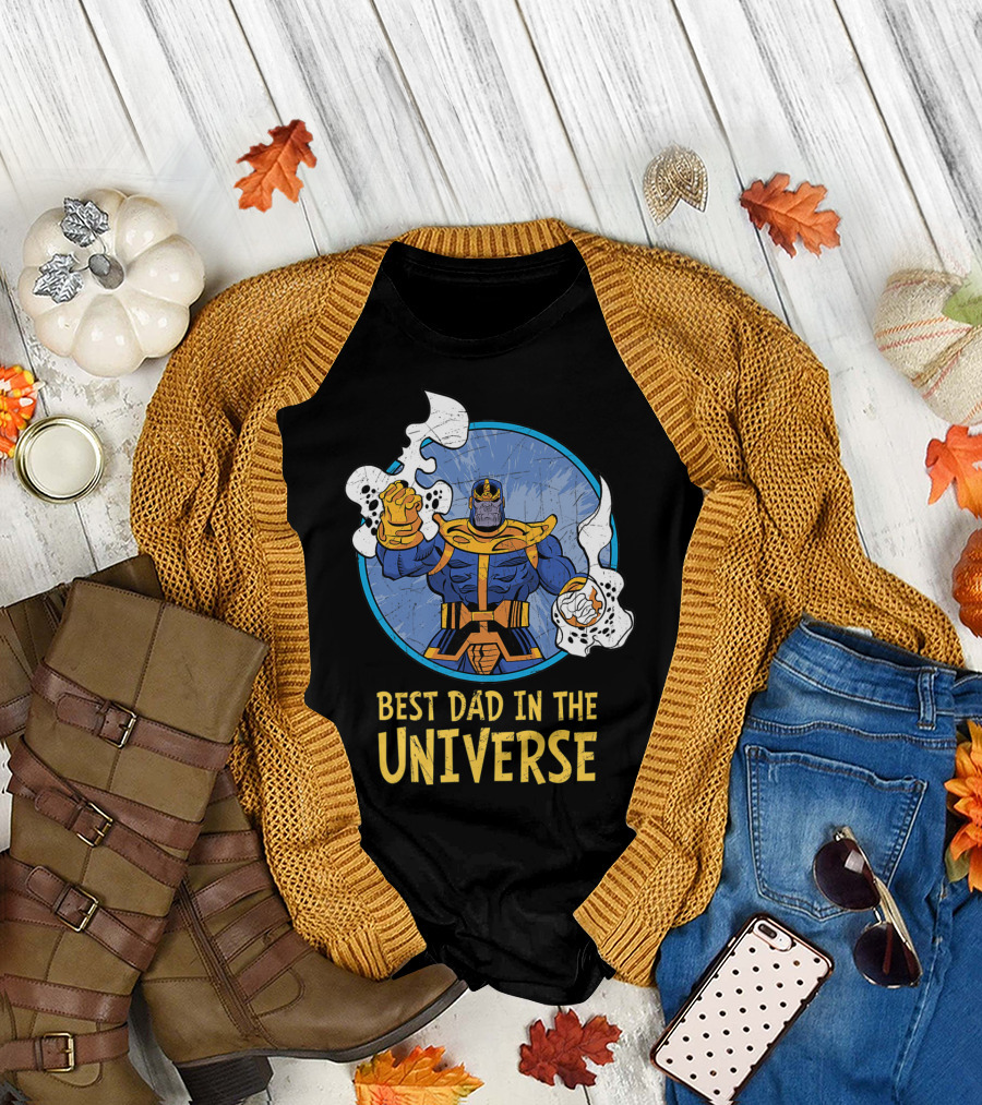 Marvel Thanos Best Dad In The Universe Comic T-Shirt