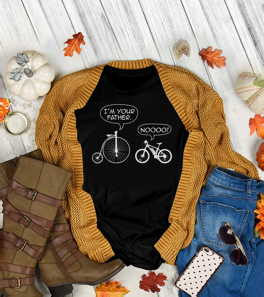Funny Bicycle I'm Your Father Noooo Perfect T-Shirt