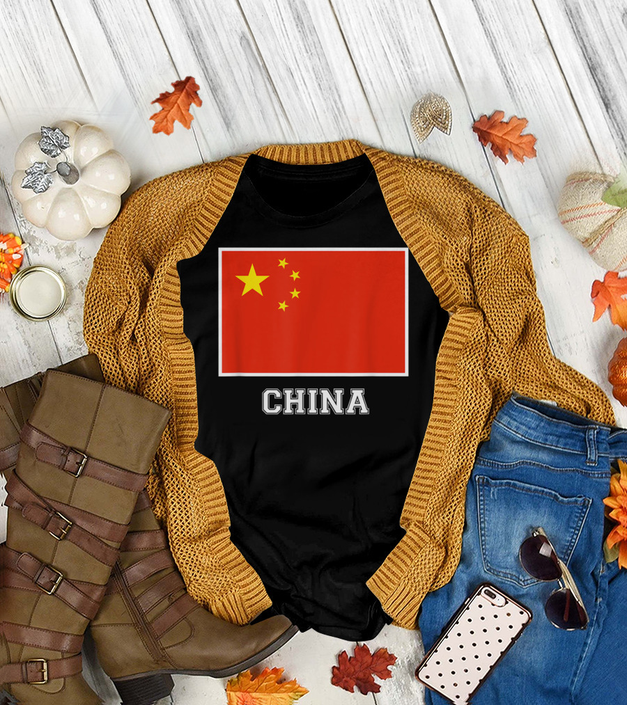 China Flag Chinese Pride Home Sports T-Shirt
