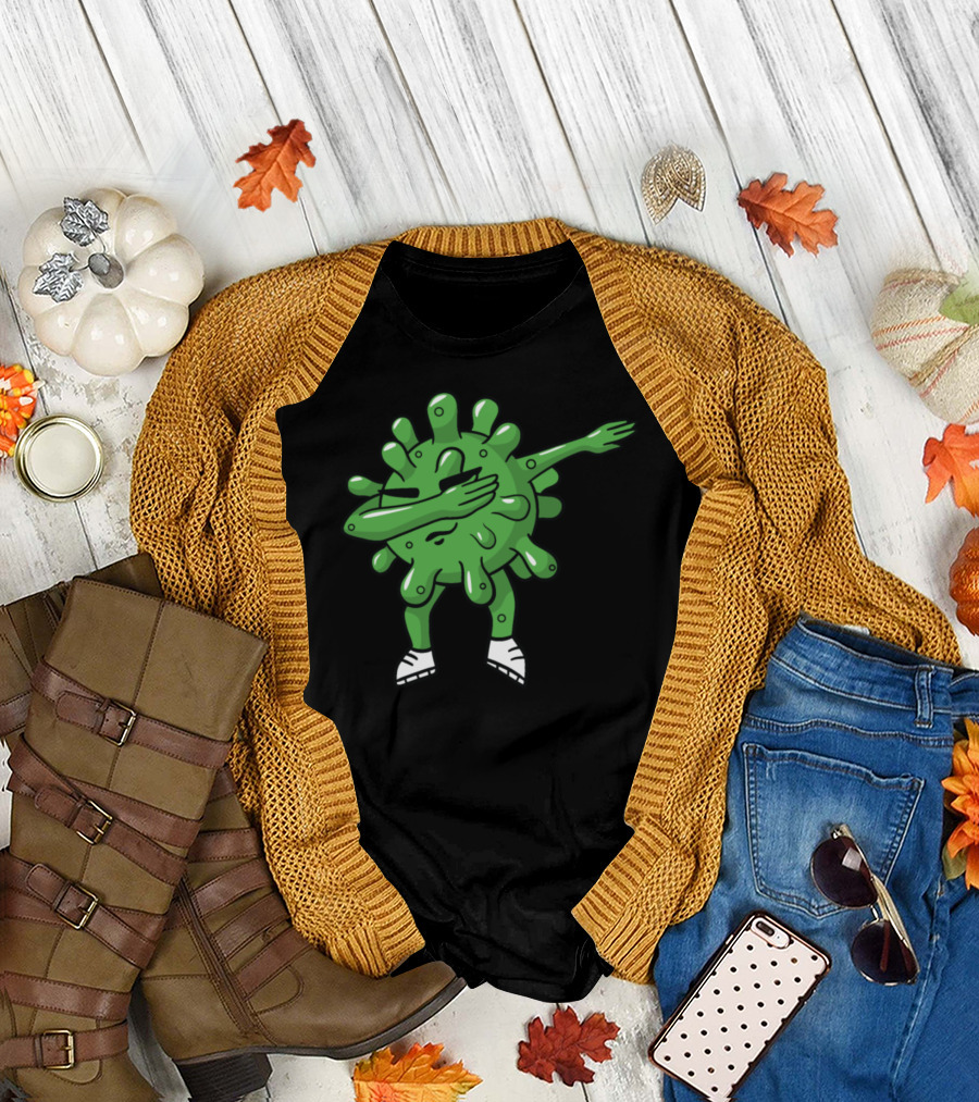 Dabbing Virus0i6z3 Dance Move Cartoon T-Shirt