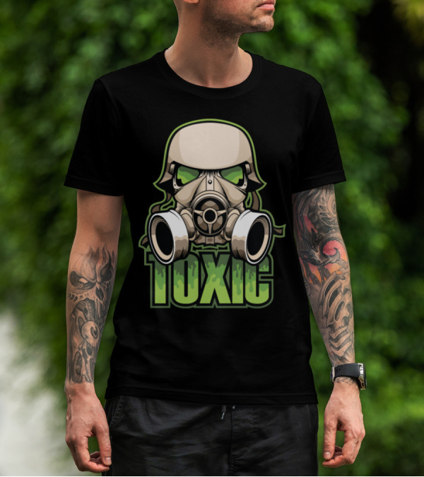 Toxic Gas Mask Anti Virus Bio Hazard Survival Mask T-Shirt