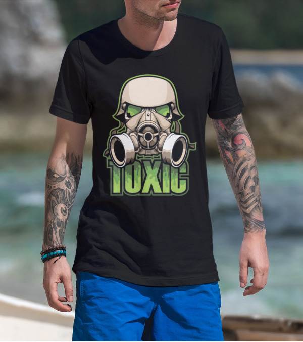 Toxic Gas Mask Anti Virus Bio Hazard Survival Mask T-Shirt