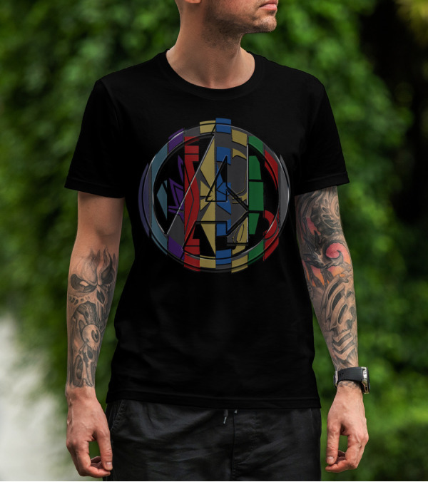 Marvel Avengers Endgame Hero Colors Iconic Avengers T-Shirt