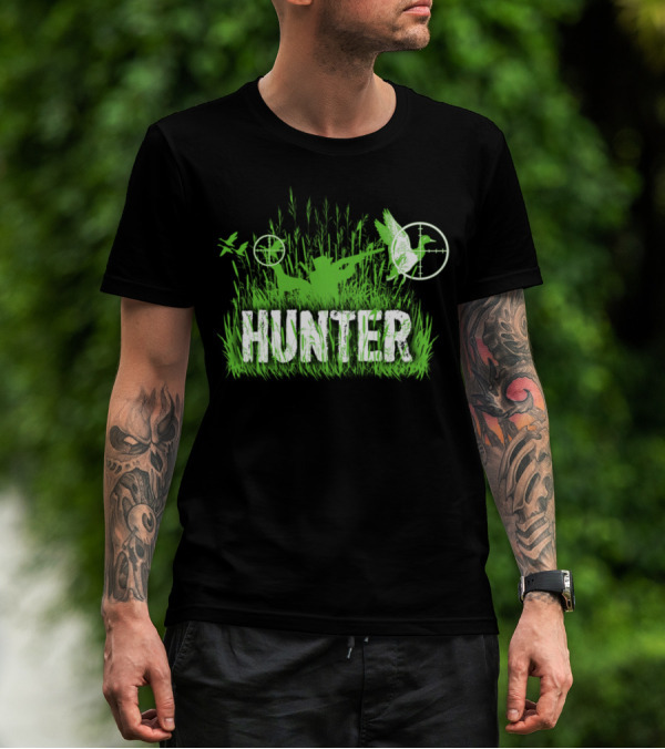 Hunter Duck Hunting Targeting Hunt T-Shirt