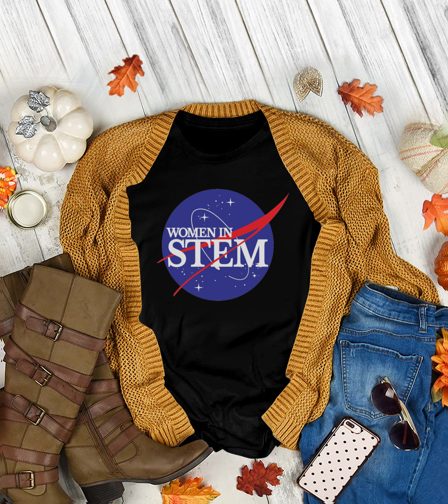 Nasa Women In Stem Feminist Women's Day T-Shirt