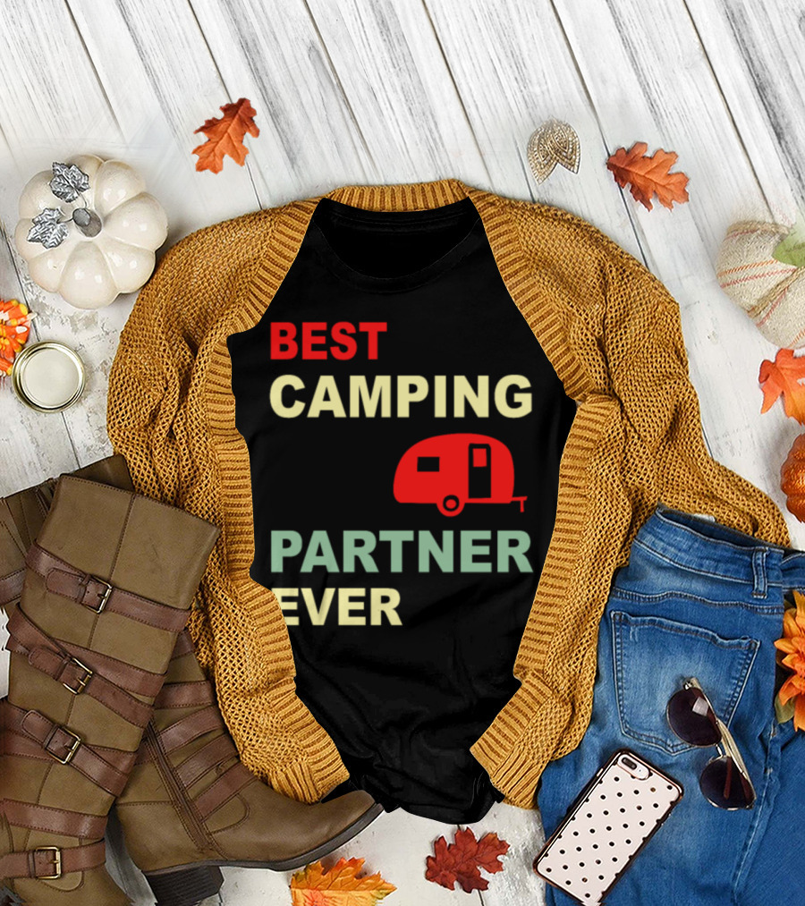 Best Camping Partner Ever Red Caravan T-Shirt