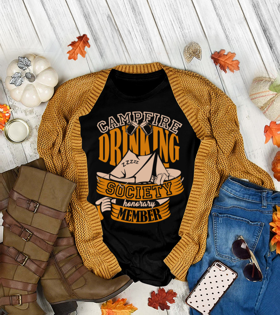 Campfire Drinking Society Honorary Member T-Shirt