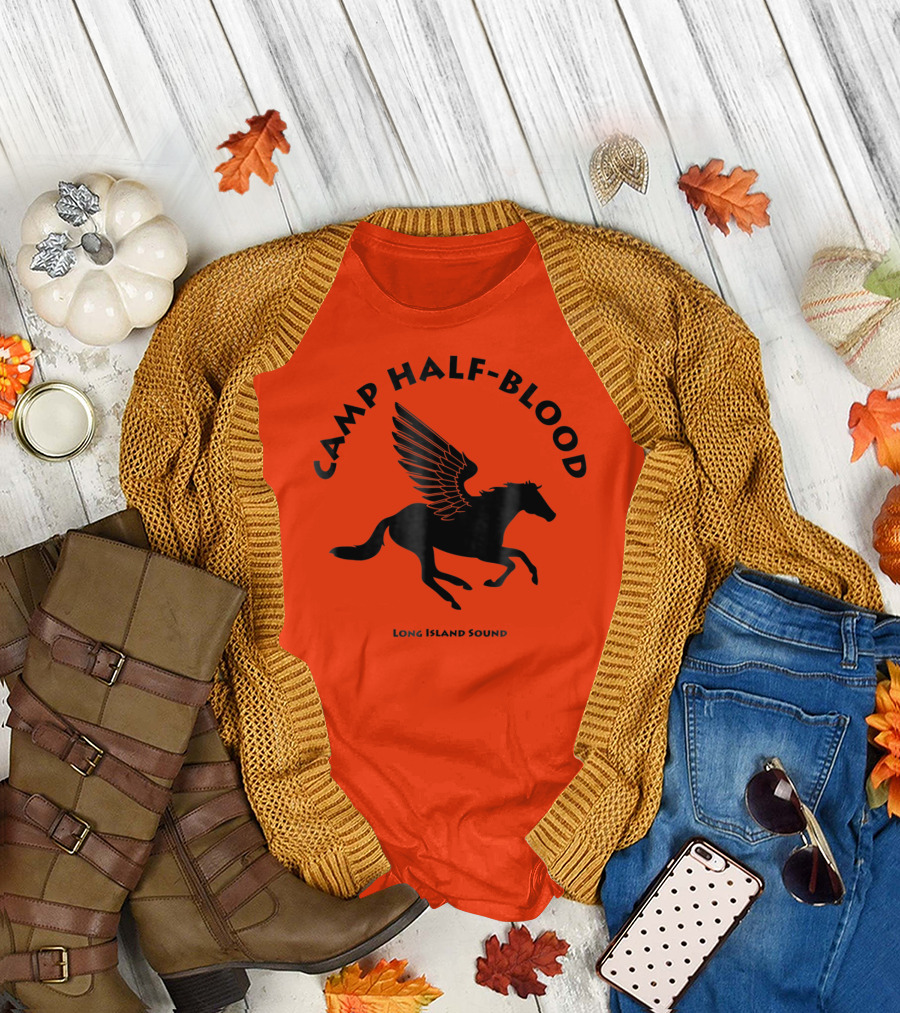 Camp Half Blood Long Island Sound Pegasus T-Shirt