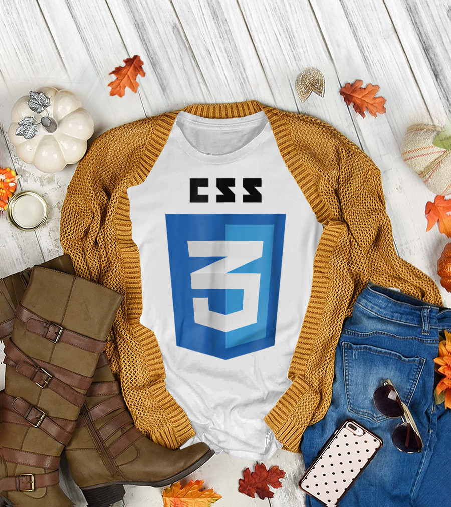 CSS3 Official Mark Cascading Style Sheets T-Shirt