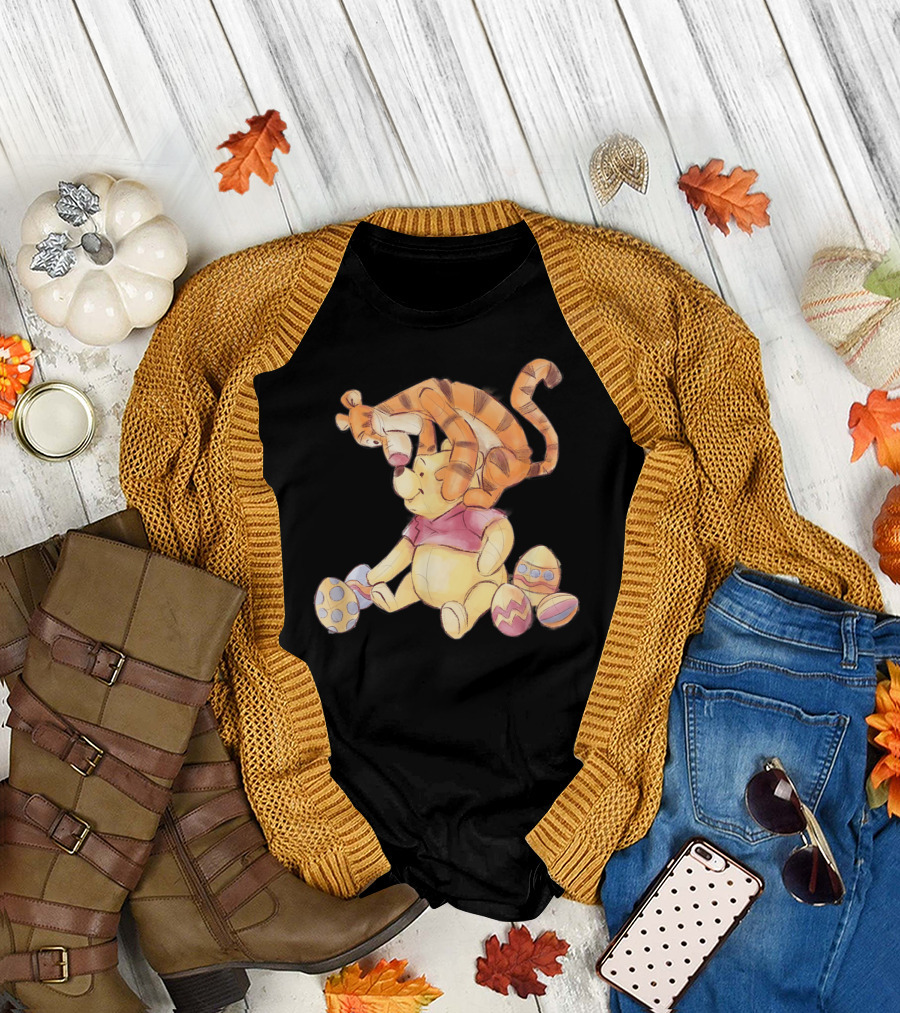 Disney Winnie The Pooh Tigger Easter Celebration Eggs T-Shirt