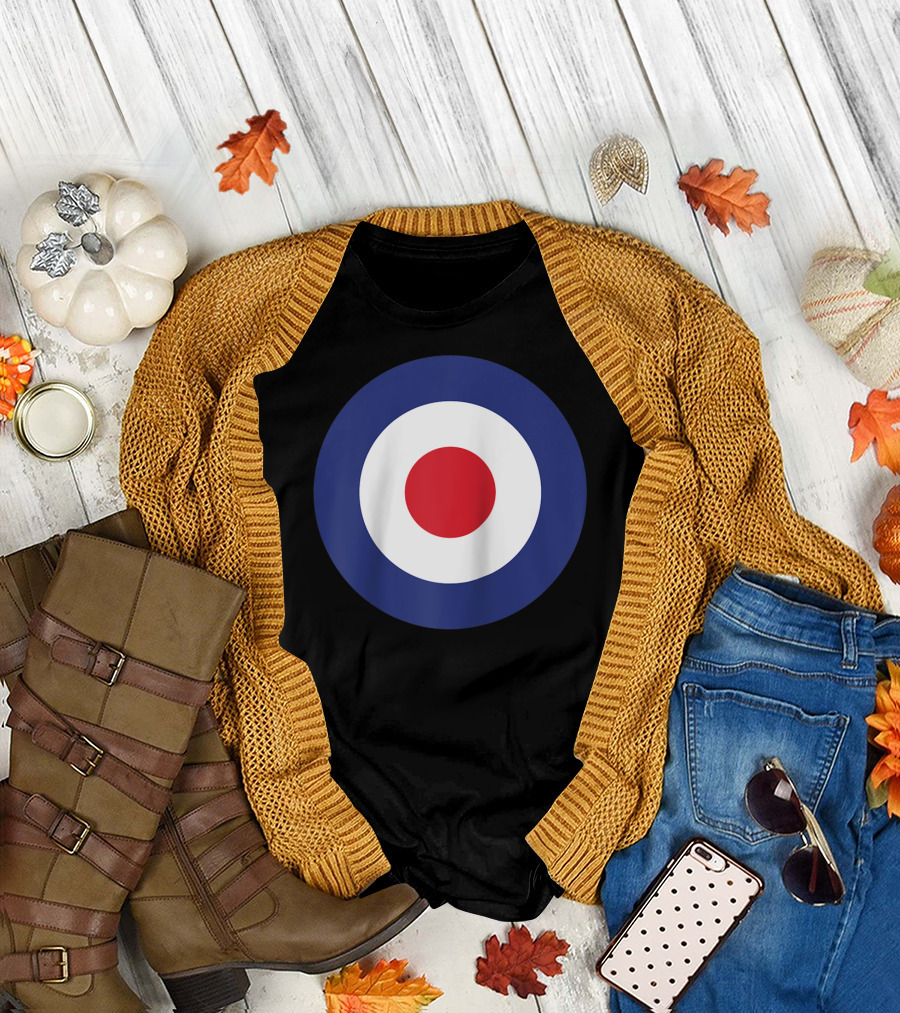 RAF Roundel British Target Bullseye Pop T-Shirt