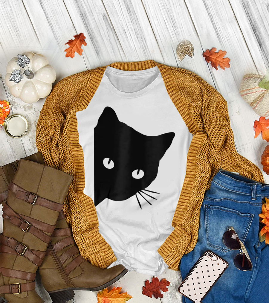 Cute Spy Cat for Ladies - Cat Lover's Delight T-Shirt