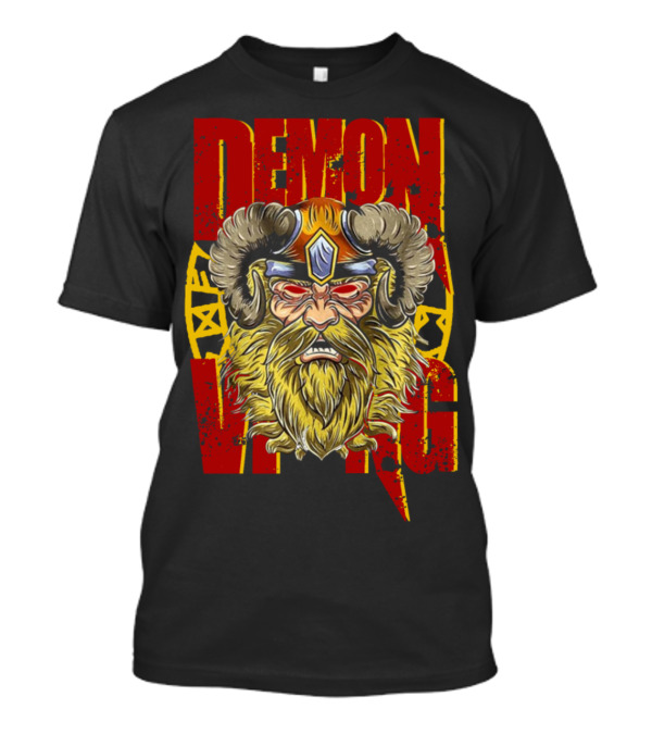 Demon Viking Halloween Valhalla Norse Warrior Nordic Mythology T-Shirt