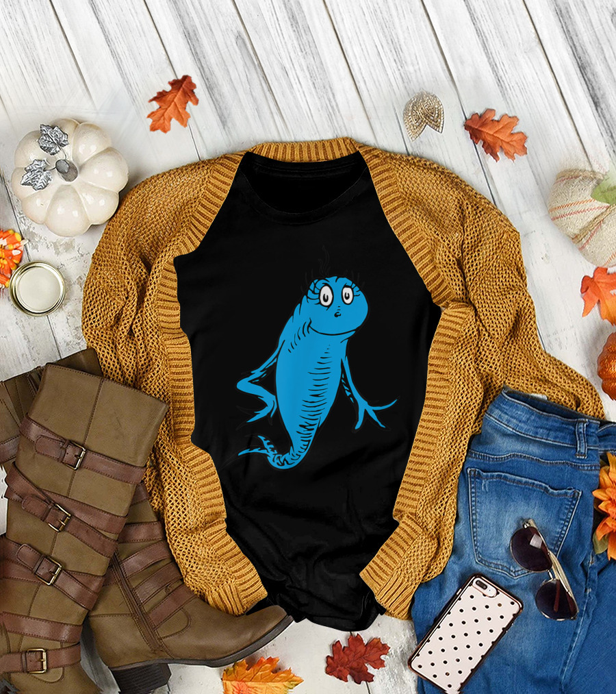 Dr. Seuss Blue Fish T-Shirt