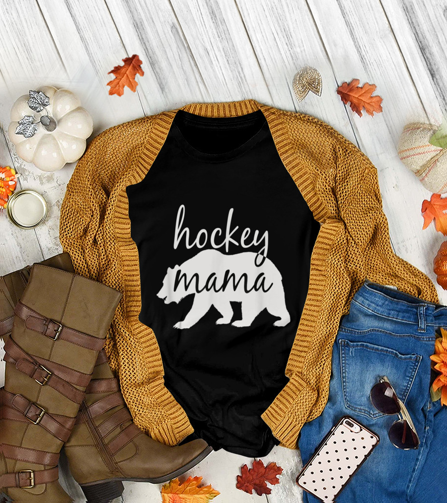 Hockey Mama Bear T-Shirt