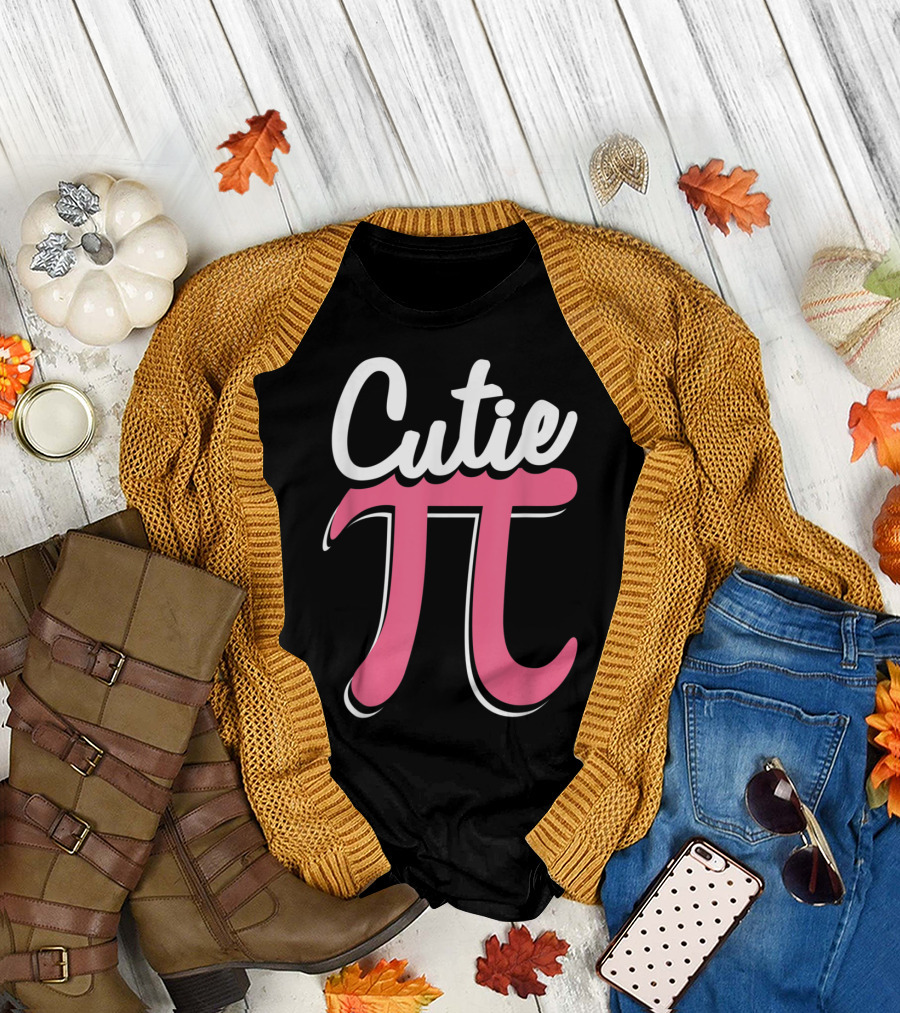 Cutie Pi Day Celebration Pink T-Shirt