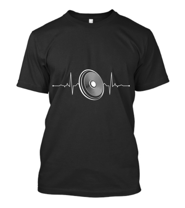 Church Sound Guy Heartbeat Audio Tech Engineer Music Speaker Line T-Shirt