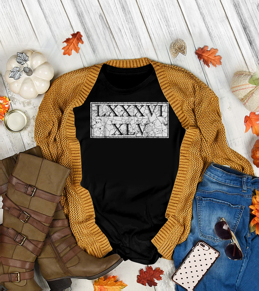 LXXXVI XLV Impeach Trump Anti Trump 8645 T-Shirt