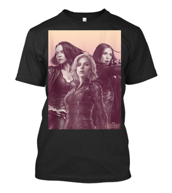 Marvel Women Avengers - Black Widow Scarlet Witch Okoye T-Shirt