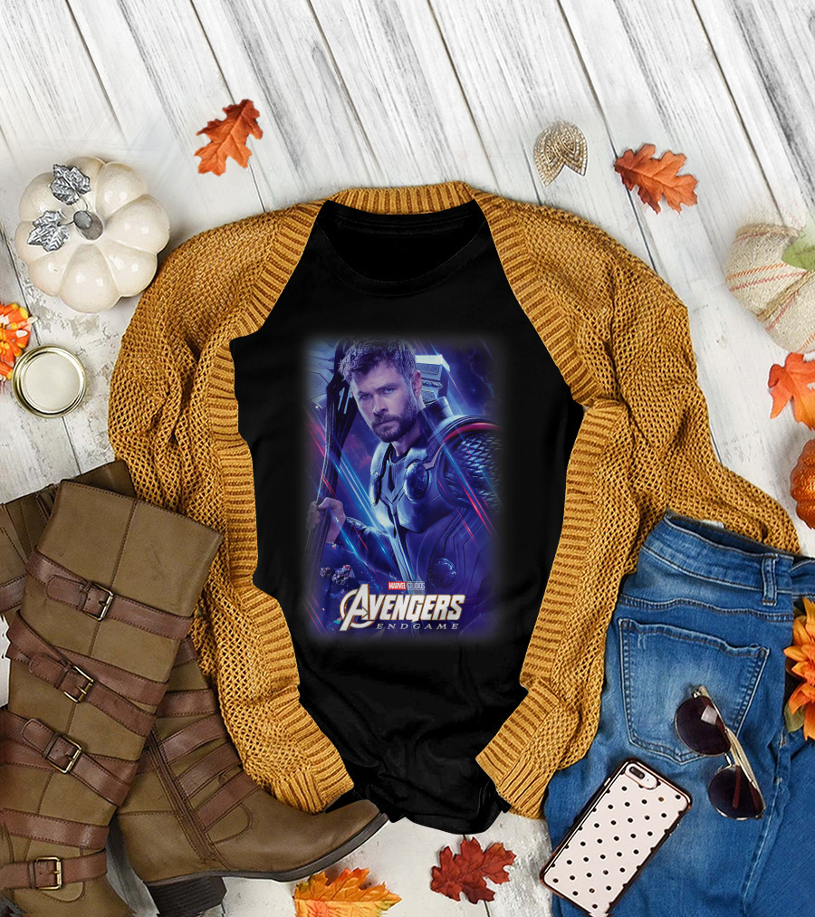 Marvel Studios Avengers Endgame Thor Norse Cosmic Warrior T-Shirt