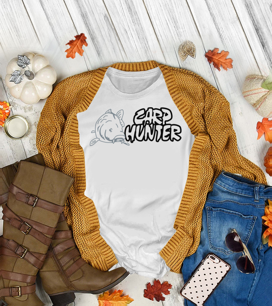 Carp Hunter Fish Underwater Animal Hunter Carp Hunter T-Shirt