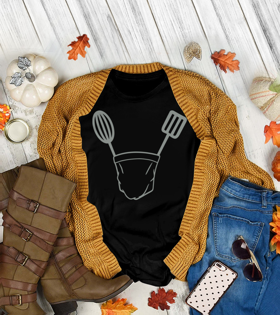 Whisk Spatula Cooking Cook Chef Champion BBQ Kitchen T-Shirt