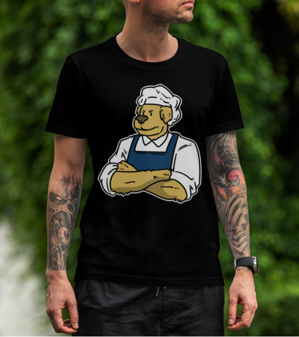 Baker Bread Bread Confectioner Bear Chef Rolls T-Shirt