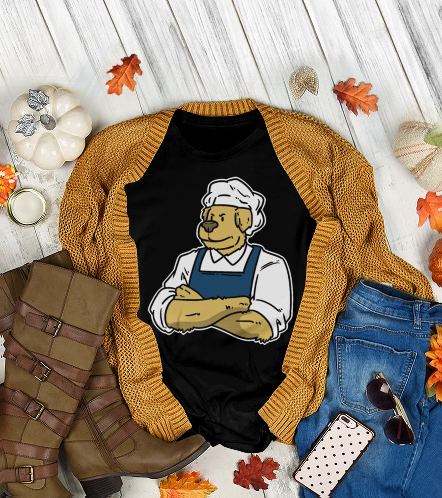 Baker Bread Bread Confectioner Bear Chef Rolls T-Shirt