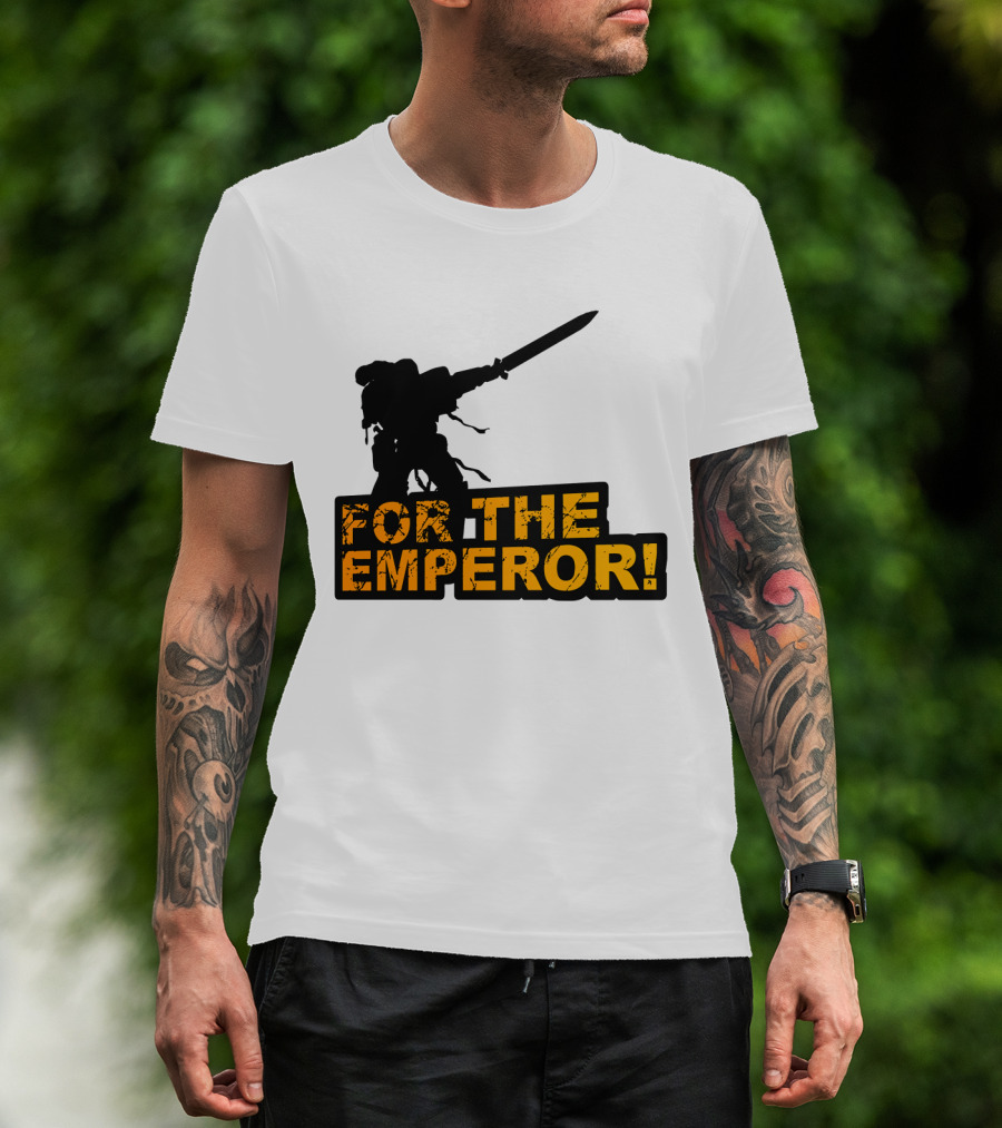 Warhammer For The Emperor Space Marine T-Shirt